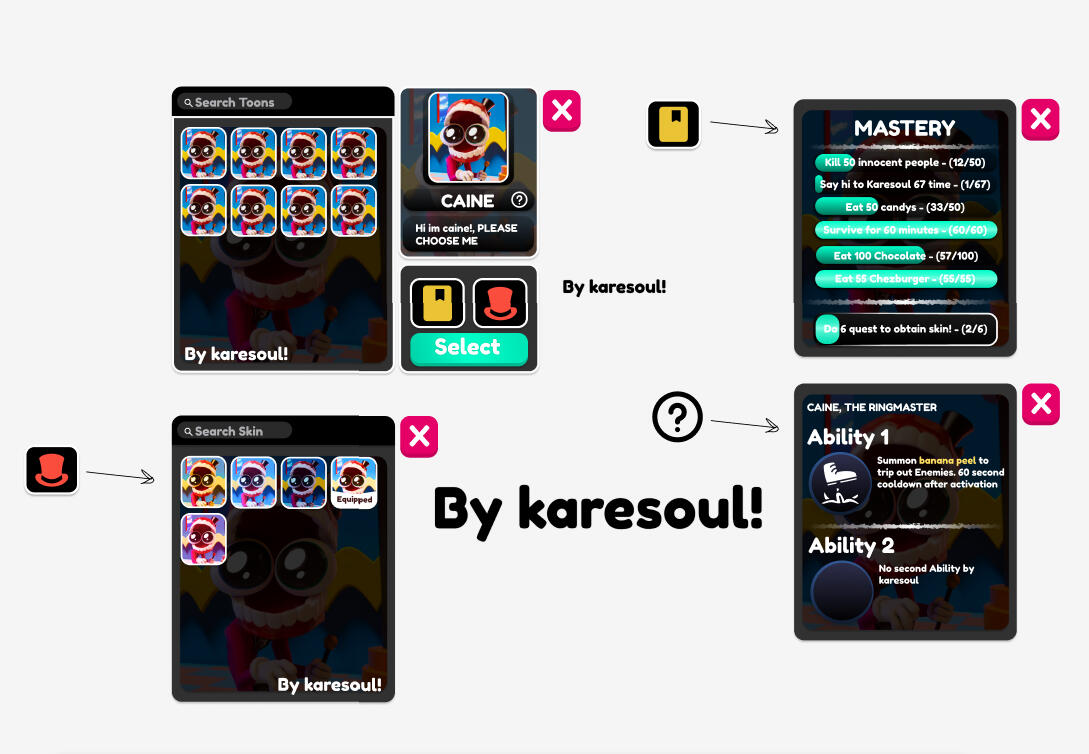 Fan rework of Dandy world